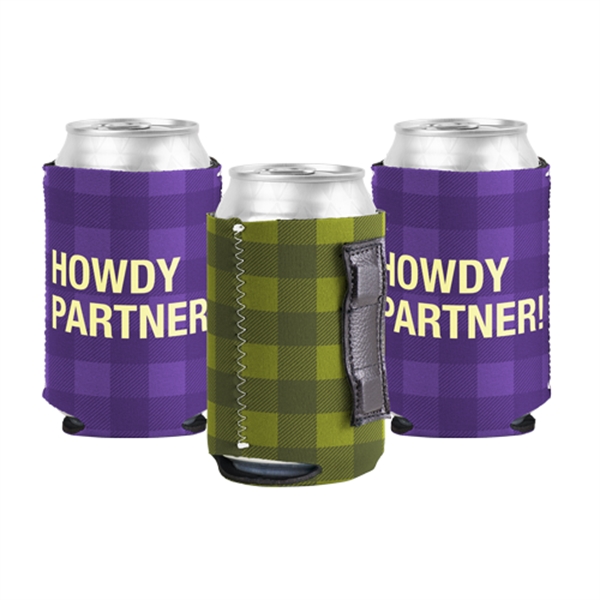 Four color fold flat can and bottle holder made of high... from ASI 74710 Numo / NUMO