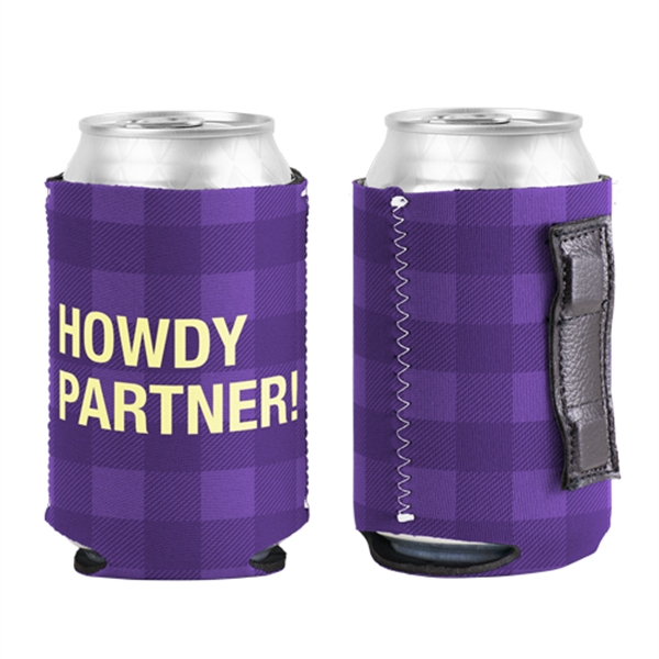 Four color fold flat can and bottle holder made of high... from ASI 74710 Numo / NUMO