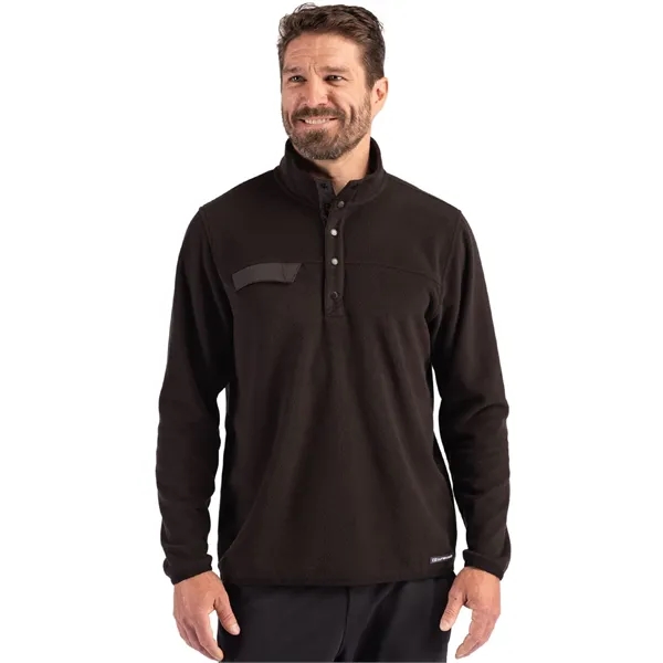Cutter & Buck Woodland Recycled Fleece Mens Snap Pullover... from ASI 47965 Cutter & Buck