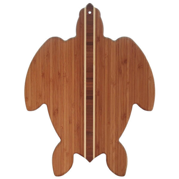 The 11" x 14 3/8" bamboo wood cutting board is shaped... from ASI 92531 Unique Custom Products / UCP