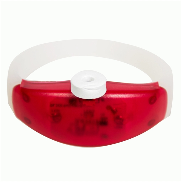 8" silicone stretchy bangle bracelet with LED light up action.... from ASI 42016 Brighter Promotions Inc / Chemical Light™