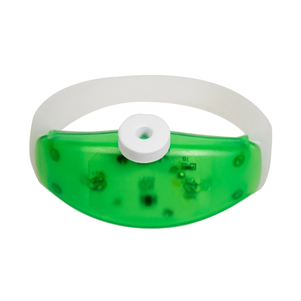 8" silicone stretchy bangle bracelet with LED light up action.... from ASI 42016 Brighter Promotions Inc / Chemical Light™