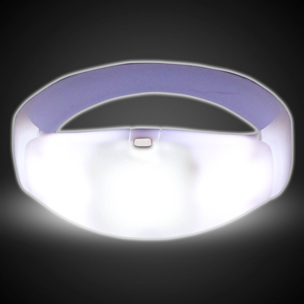 8" silicone stretchy bangle bracelet with LED light up action.... from ASI 42016 Brighter Promotions Inc / Chemical Light™
