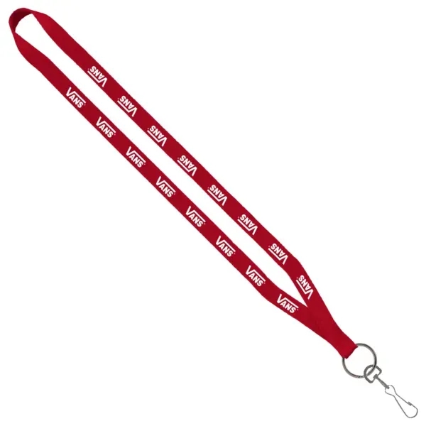 1/2" x 16" economy polyester lanyard with sewn metal swivel snap... from ASI 88060 Snugz/USA Inc / SnugZ USA®