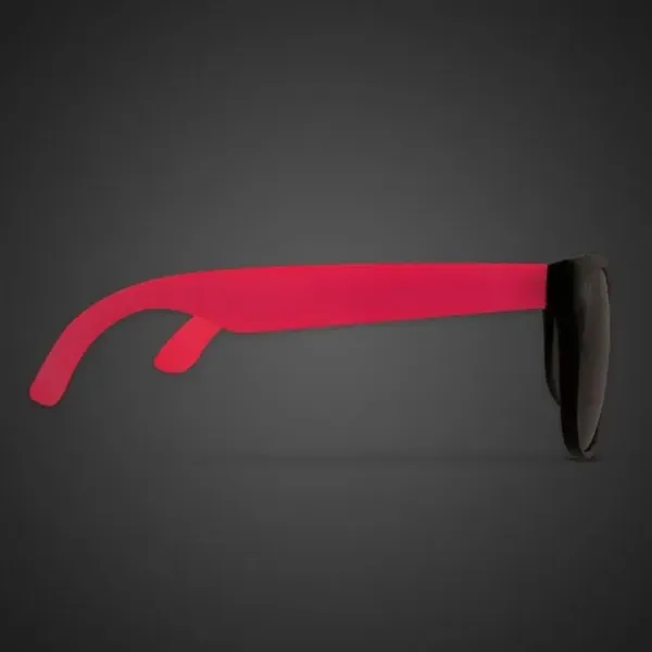 Plastic sunglasses with black frames and neon colored arms.... from ASI 42016 Brighter Promotions Inc / Chemical Light™