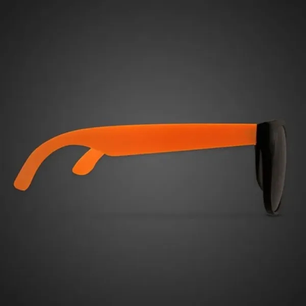 Plastic sunglasses with black frames and neon colored arms.... from ASI 42016 Brighter Promotions Inc / Chemical Light™