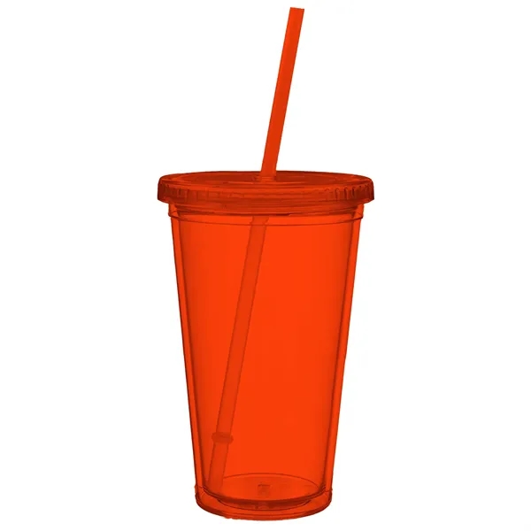 16 ounce double wall insulated plastic cups in assorted colors with... from ASI 91880 Tranter Graphics Inc