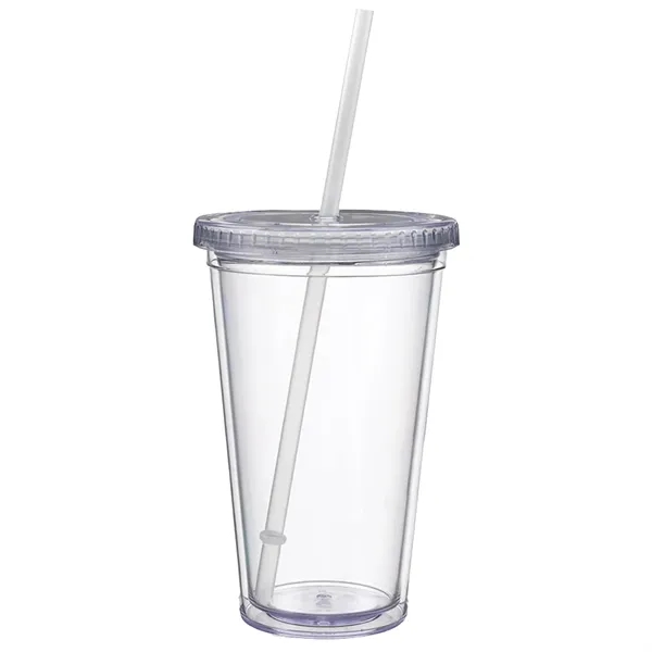 16 ounce double wall insulated plastic cups in assorted colors with... from ASI 91880 Tranter Graphics Inc
