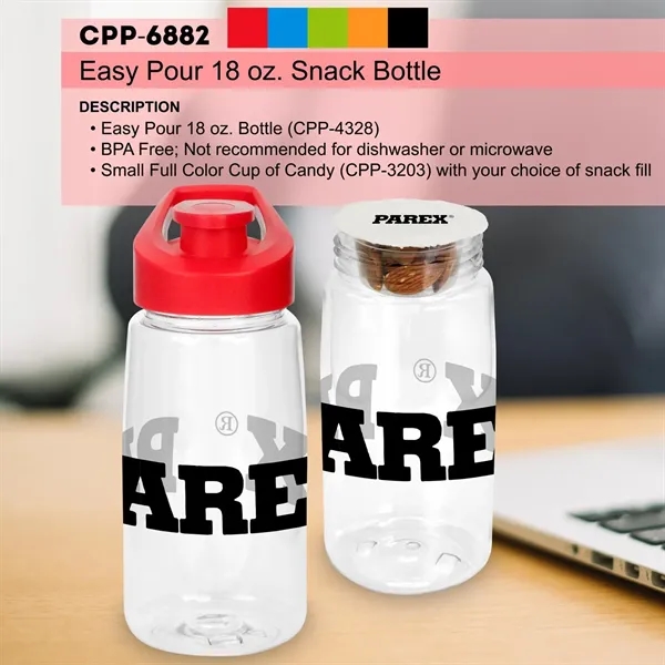 Easy Pour 18 oz. Recycled Snack Bottle... from ASI 30208 A P Specialties / AP Specialties