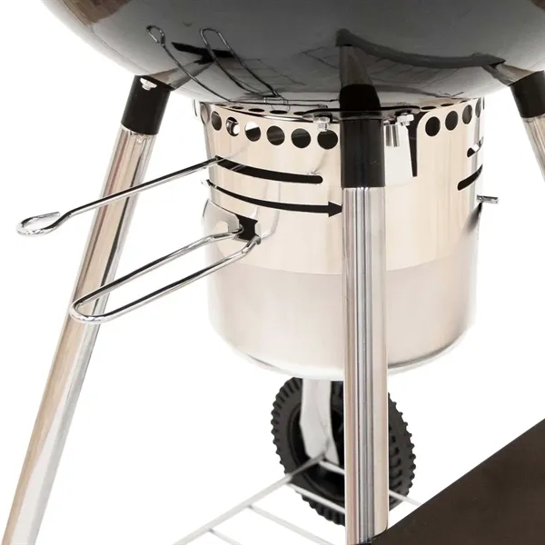 Grill anywhere with this classic kettle-built-in logo plate and bold branding... from ASI 87188 Showdown Displays