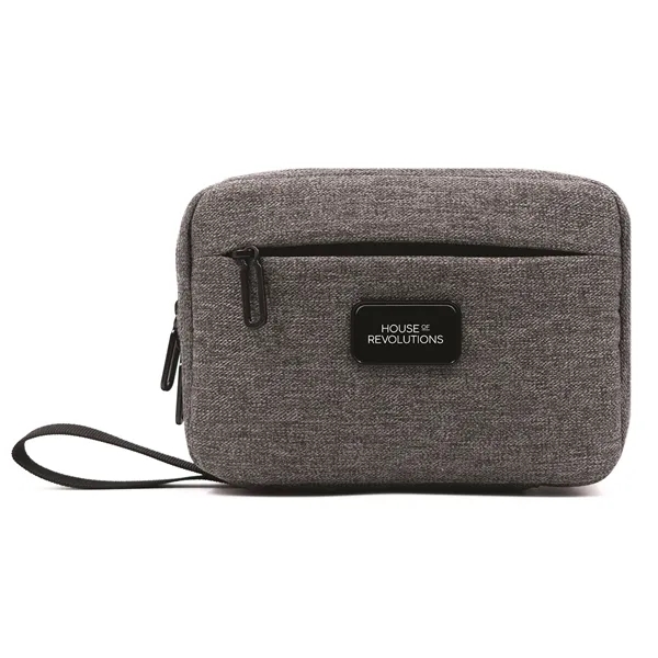 Travel organizer with adjustable interior, shockproof exterior, and mesh and zipper... from ASI 68507 The Magnet Group / The Bag Factory®