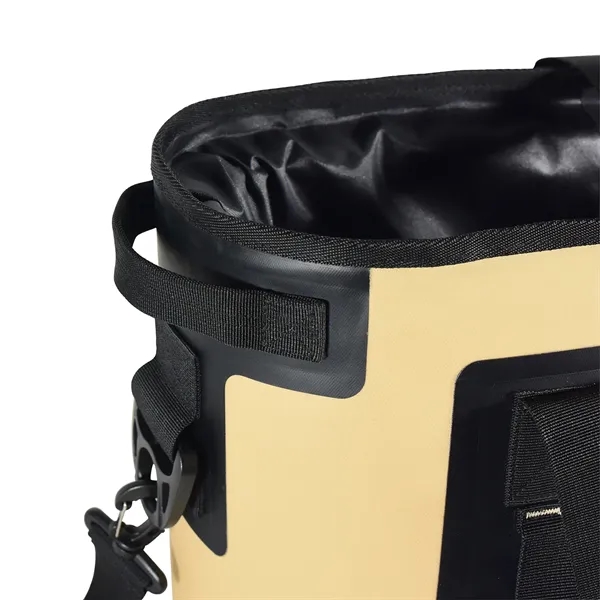 9.5" x 18.5" x 13.5" cooler with a shoulder strap, handles,... from ASI 68507 The Magnet Group / The Bag Factory®