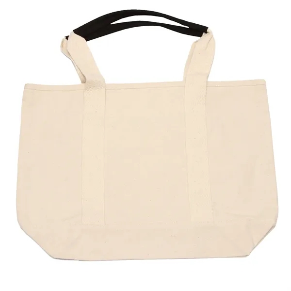 12.5" x 17" cotton tote bag with front slot pocket, 5"... from ASI 68507 The Magnet Group / The Bag Factory®