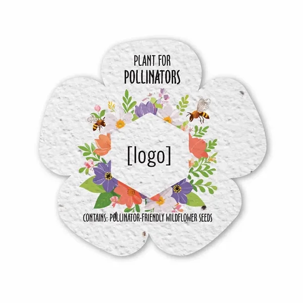 Seed Paper Shape Card, Tennis Shoe... from ASI 40646 Bloomin Promotions / Bloomin' Promotions™