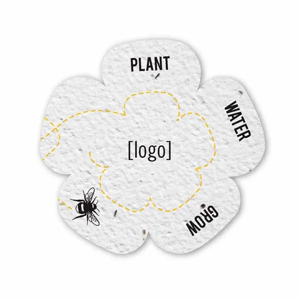 Seed Paper Shape Card, Tennis Shoe... from ASI 40646 Bloomin Promotions / Bloomin' Promotions™