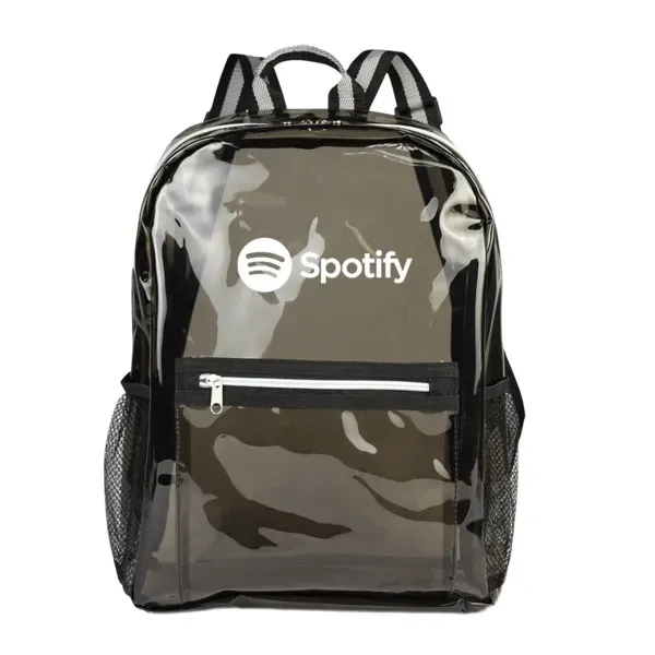 12" x 16" x 5" clear backpack with adjustable two-color shoulder... from ASI 88060 Snugz/USA Inc