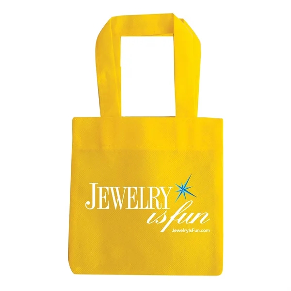 Non woven mini tote bag plus 1 color silkscreen imprint on... from ASI 37218 Athena Promo (tm)