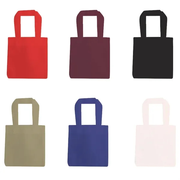 Non woven mini tote bag plus 1 color silkscreen imprint on... from ASI 37218 Athena Promo (tm)