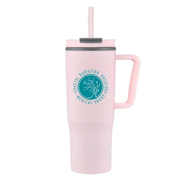 30 oz. travel mug with lid and straw.... from ASI 88060 Snugz/USA Inc