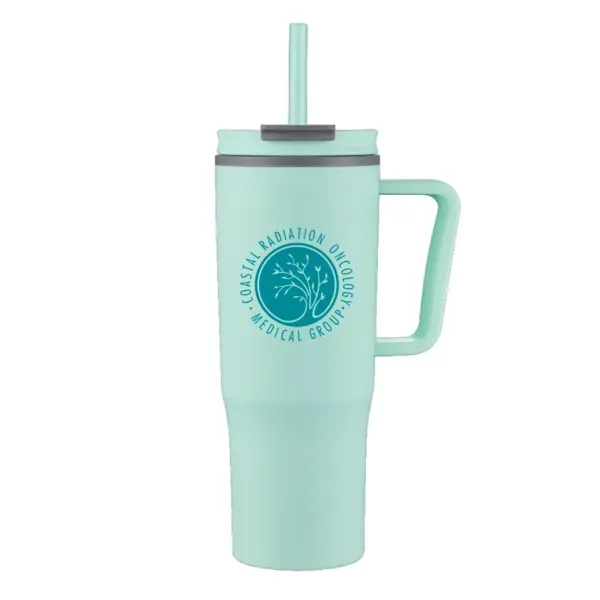 30 oz. travel mug with lid and straw.... from ASI 88060 Snugz/USA Inc