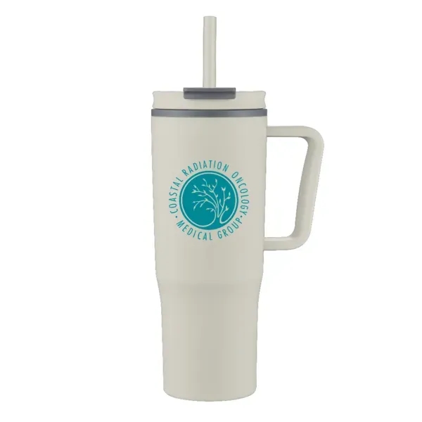 30 oz. travel mug with lid and straw.... from ASI 88060 Snugz/USA Inc