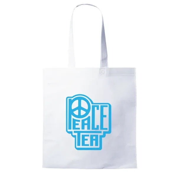 13.5" x 14.5" non-woven, reusable tote bag with 26.5" reinforced straps.... from ASI 88060 Snugz/USA Inc