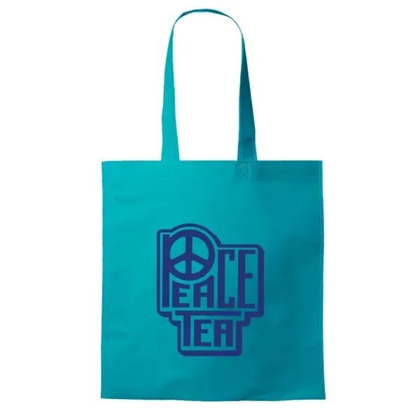 13.5" x 14.5" non-woven, reusable tote bag with 26.5" reinforced straps.... from ASI 88060 Snugz/USA Inc