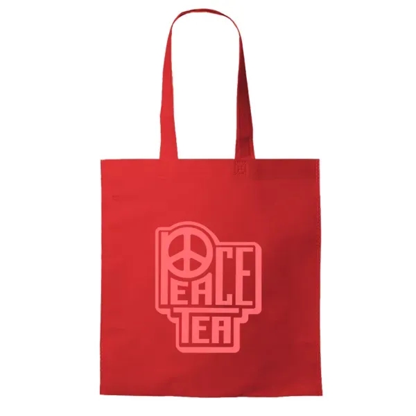 13.5" x 14.5" non-woven, reusable tote bag with 26.5" reinforced straps.... from ASI 88060 Snugz/USA Inc