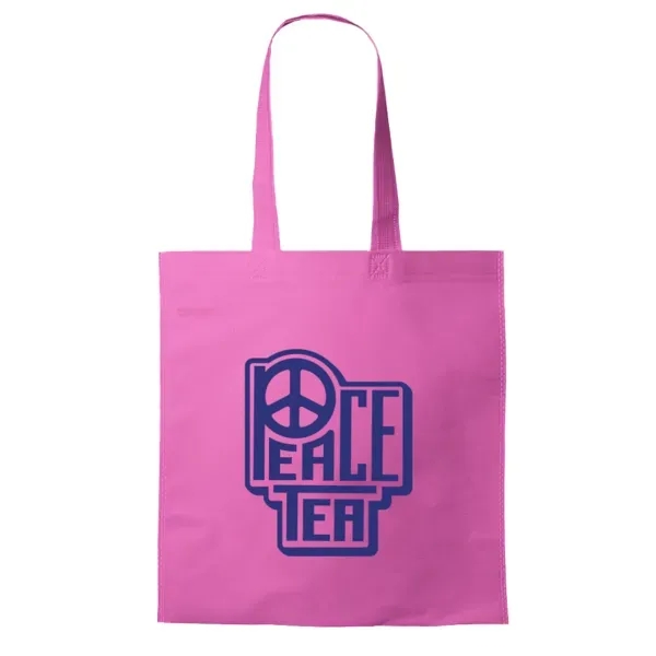 13.5" x 14.5" non-woven, reusable tote bag with 26.5" reinforced straps.... from ASI 88060 Snugz/USA Inc