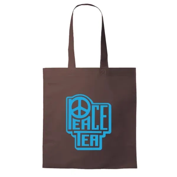 13.5" x 14.5" non-woven, reusable tote bag with 26.5" reinforced straps.... from ASI 88060 Snugz/USA Inc