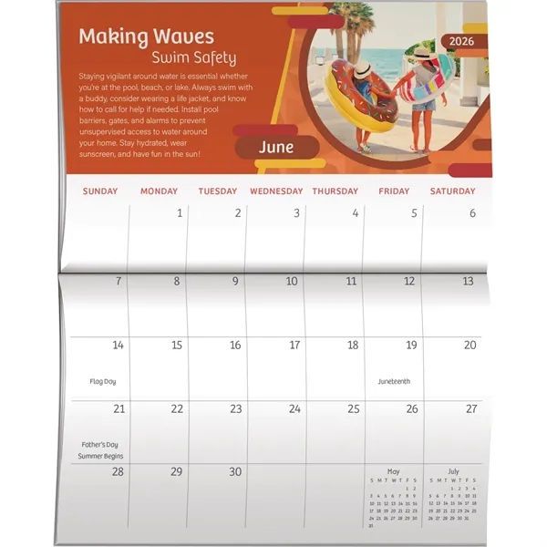 Pocket Calendar - 2026 Safety.... from ASI 54100 Fields Manufacturing Inc / Better Life Line