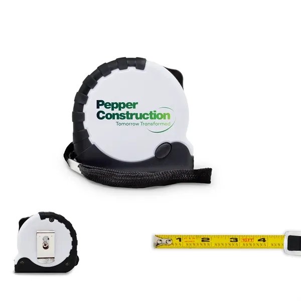 10 ft, heavy-duty tape measure with non-slip grip base and blade... from ASI 34040 Alexander Mfg Co