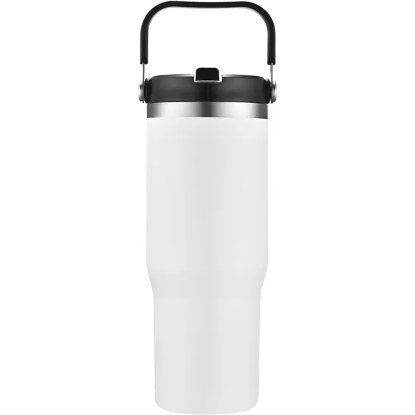 This 30 oz stainless steel bottle features a built-in straw and... from ASI 55675 Galaxy Balloons Inc