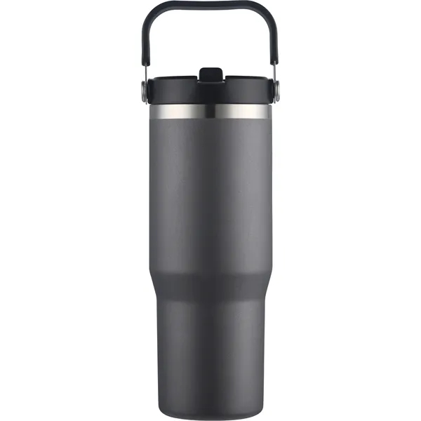 This 30 oz stainless steel bottle features a built-in straw and... from ASI 55675 Galaxy Balloons Inc