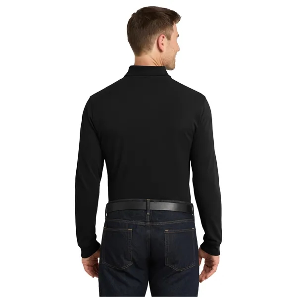 Port Authority EZCotton Long Sleeve Polo.... from ASI 84863 SanMar