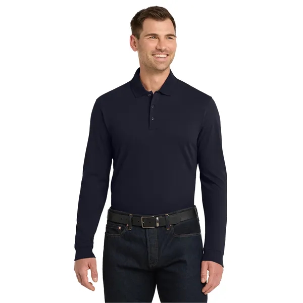 Port Authority EZCotton Long Sleeve Polo.... from ASI 84863 SanMar
