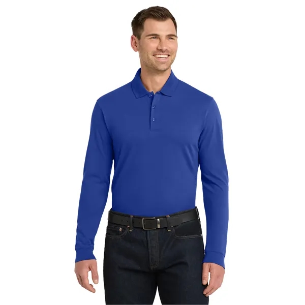 Port Authority EZCotton Long Sleeve Polo.... from ASI 84863 SanMar