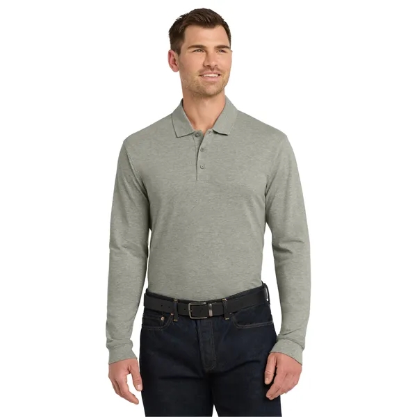 Port Authority EZCotton Long Sleeve Polo.... from ASI 84863 SanMar
