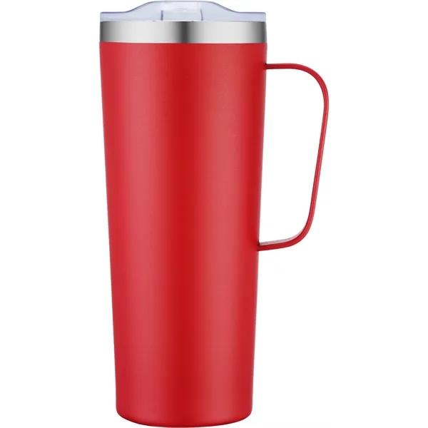28 oz. stainless steel, double wall mug with a vacuum-sealed lid... from ASI 55675 Galaxy Balloons Inc