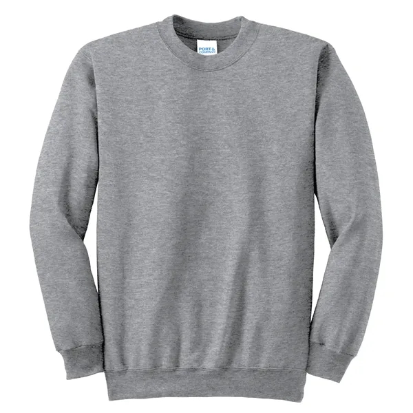 PORT & COMPANY® ESSENTIAL FLEECE CREWNECK SWEATSHIRT... from ASI 30208 A P Specialties / AP Specialties