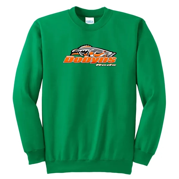 PORT & COMPANY® ESSENTIAL FLEECE CREWNECK SWEATSHIRT... from ASI 30208 A P Specialties / AP Specialties