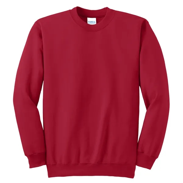 PORT & COMPANY® ESSENTIAL FLEECE CREWNECK SWEATSHIRT... from ASI 30208 A P Specialties / AP Specialties