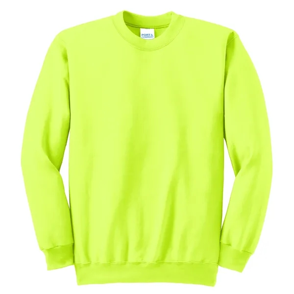 PORT & COMPANY® ESSENTIAL FLEECE CREWNECK SWEATSHIRT... from ASI 30208 A P Specialties / AP Specialties