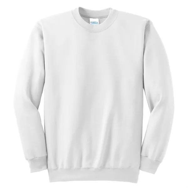 PORT & COMPANY® ESSENTIAL FLEECE CREWNECK SWEATSHIRT... from ASI 30208 A P Specialties / AP Specialties