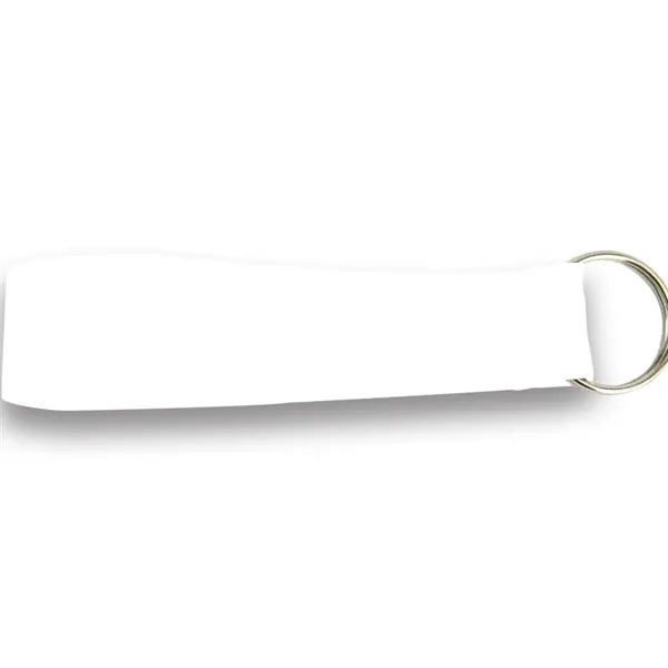 4" x 0.75" recycled polyester wrist lanyard with keyring.... from ASI 39552 BEL Promo