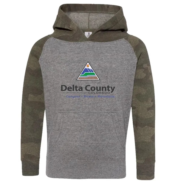 Toddler Lightweight Special Blend Raglan Hooded Pullover... from ASI 30208 A P Specialties / AP Specialties