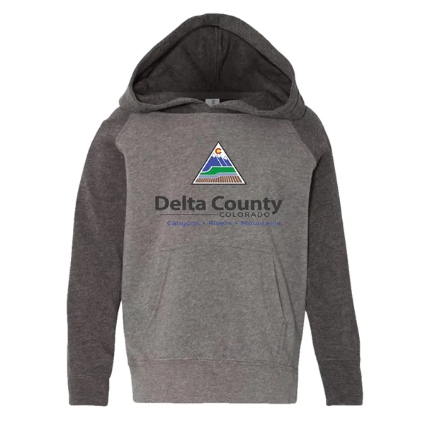 Toddler Lightweight Special Blend Raglan Hooded Pullover... from ASI 30208 A P Specialties / AP Specialties