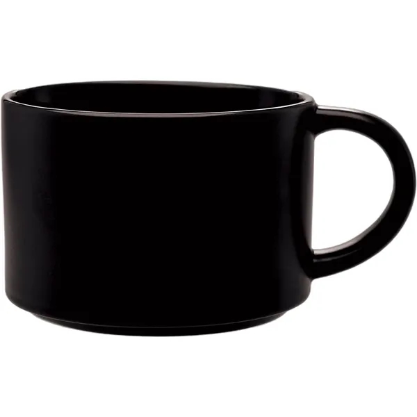 The 20 oz. Minestra Collection mug boasts a sleek matte finish,... from ASI 71920 Moderne Glass Company Inc / Glass America®