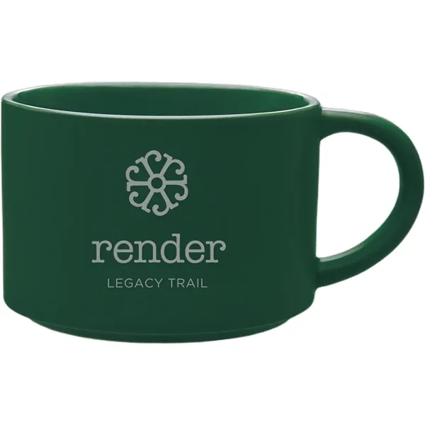 The 20 oz. Minestra Collection mug boasts a sleek matte finish,... from ASI 71920 Moderne Glass Company Inc / Glass America®