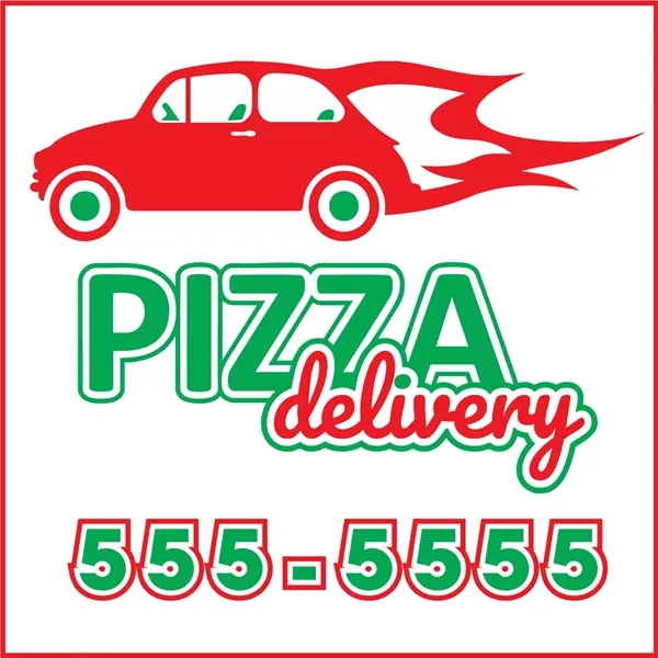 Magnetic car sign; made in the USA.... from ASI 31260 AdCapitol